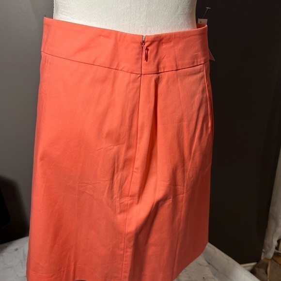 Ann & Taylor coral a line skirt. Size 2. - Picture 7 of 17